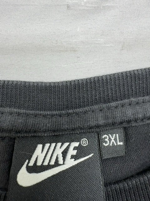 Nike Men's Swoosh Black T-Shirt 3XL Japan Cotton Crewneck