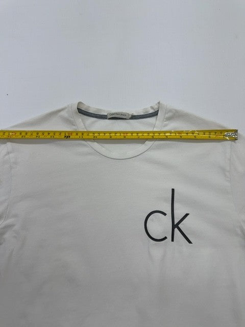 Calvin Klein Jeans Men White T-Shirt size S product image 8