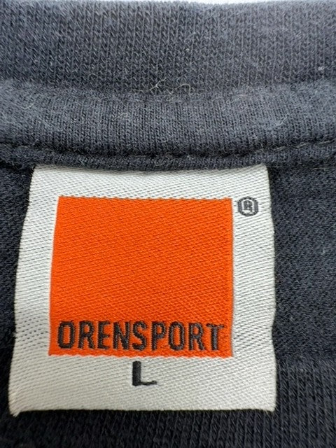 Orensport Boys Black Graphic T-Shirt Size L Regular Crew Neck
