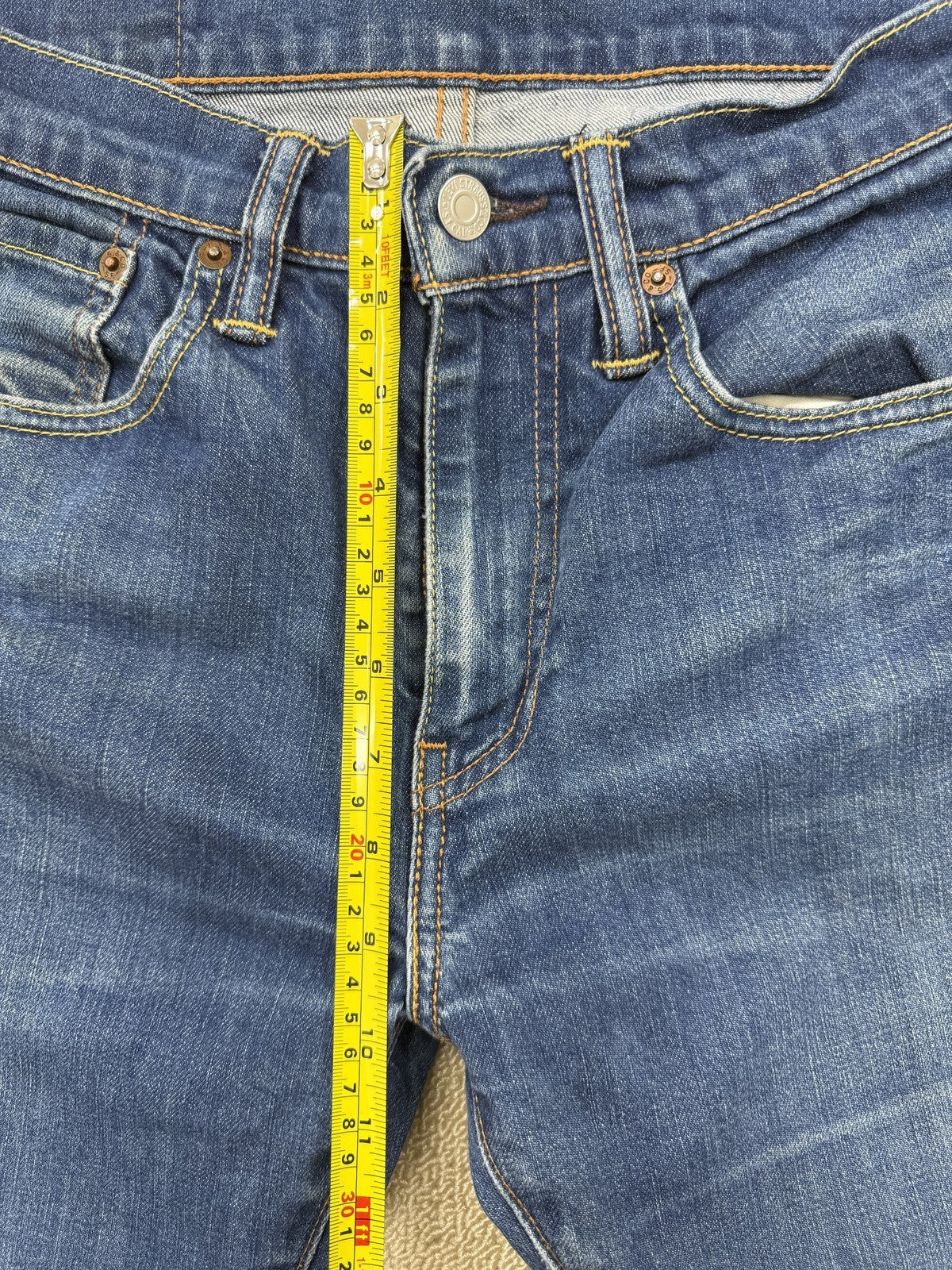 Levi's 512 Slim Taper Jeans Men 31x32 Blue Vintage Medium Wash