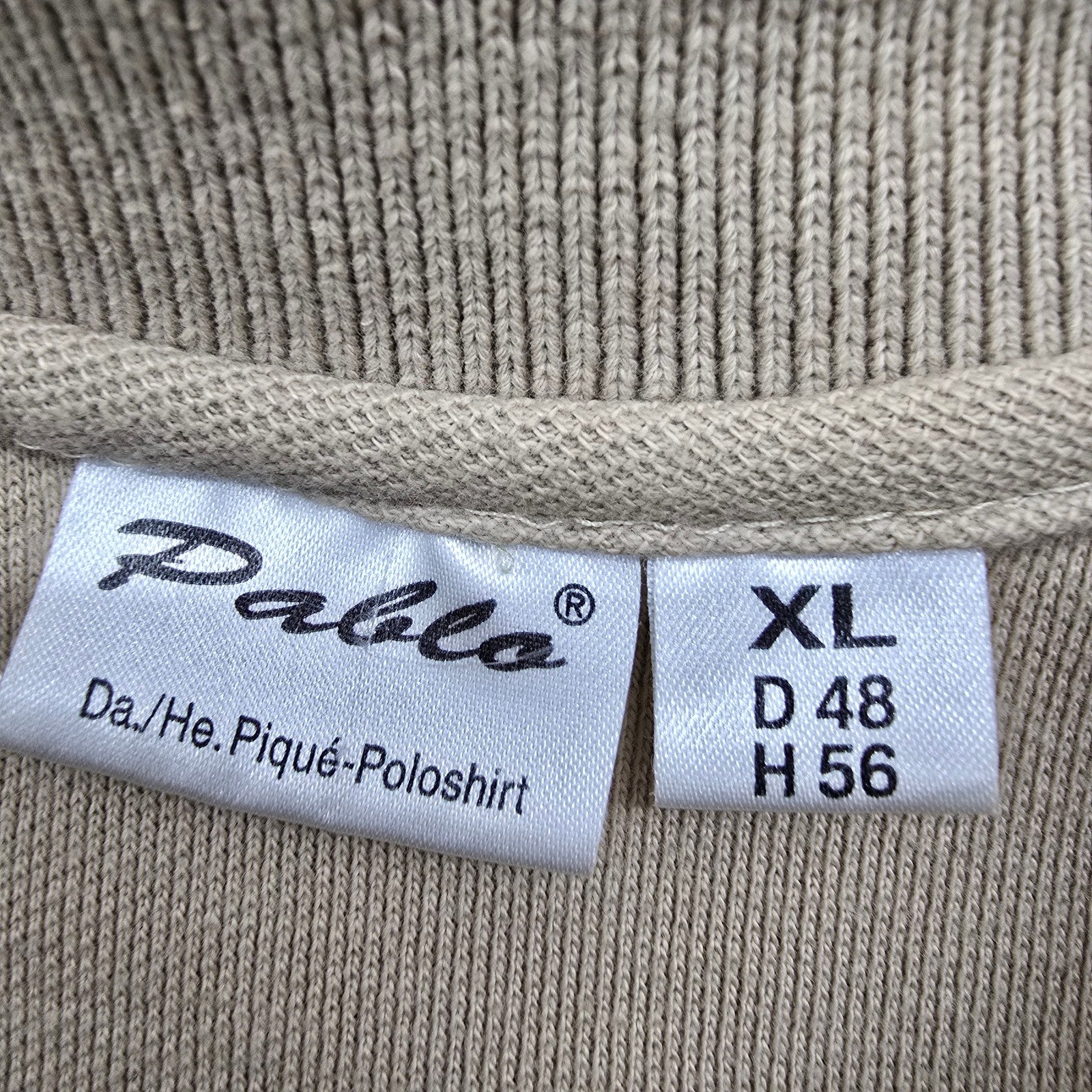Artistic Haul Men Beige Polo Shirt size XL product image 3