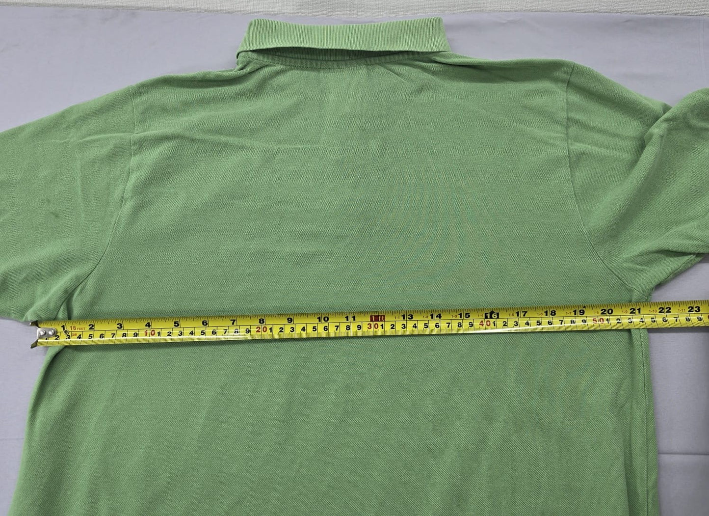 Kappa Men's Green Short Sleeve Polo Shirt Size Large 100% Cotton