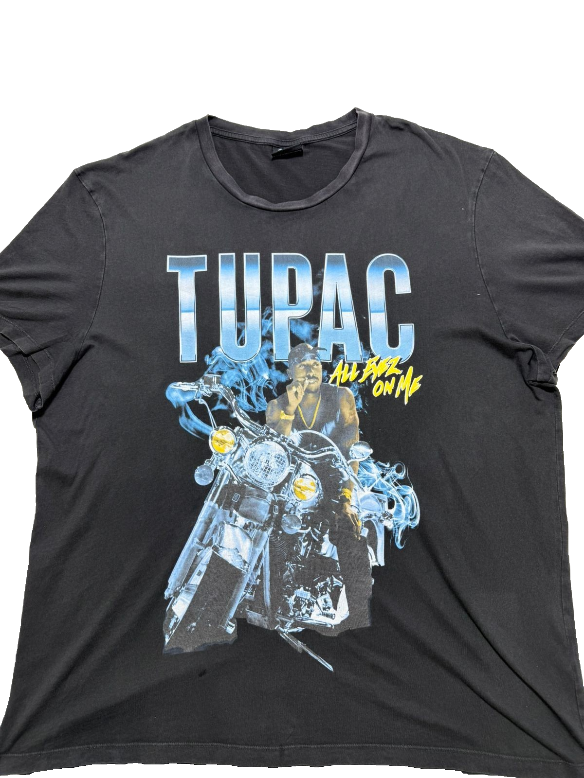 2Pac Men's T-Shirt All Eyes On Me Graphic Tee - Size XL