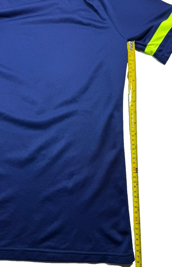 Nike Men's Navy Blue Dri-FIT Short Sleeve Soccer Jersey T-Shirt Size S