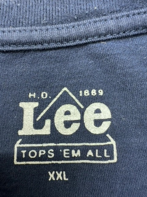 Lee Men Navy T-Shirt size XXL product image 4