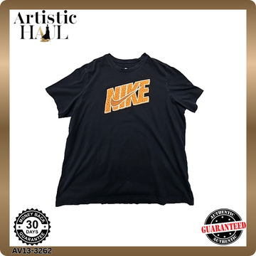 Nike Men's Black The Nike Tee T-Shirt XXL 100% Cotton Crewneck