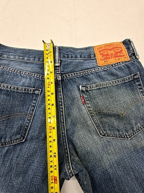 Levi's 511 Slim Fit Men's 32x32 Stretch Medium Wash Jeans