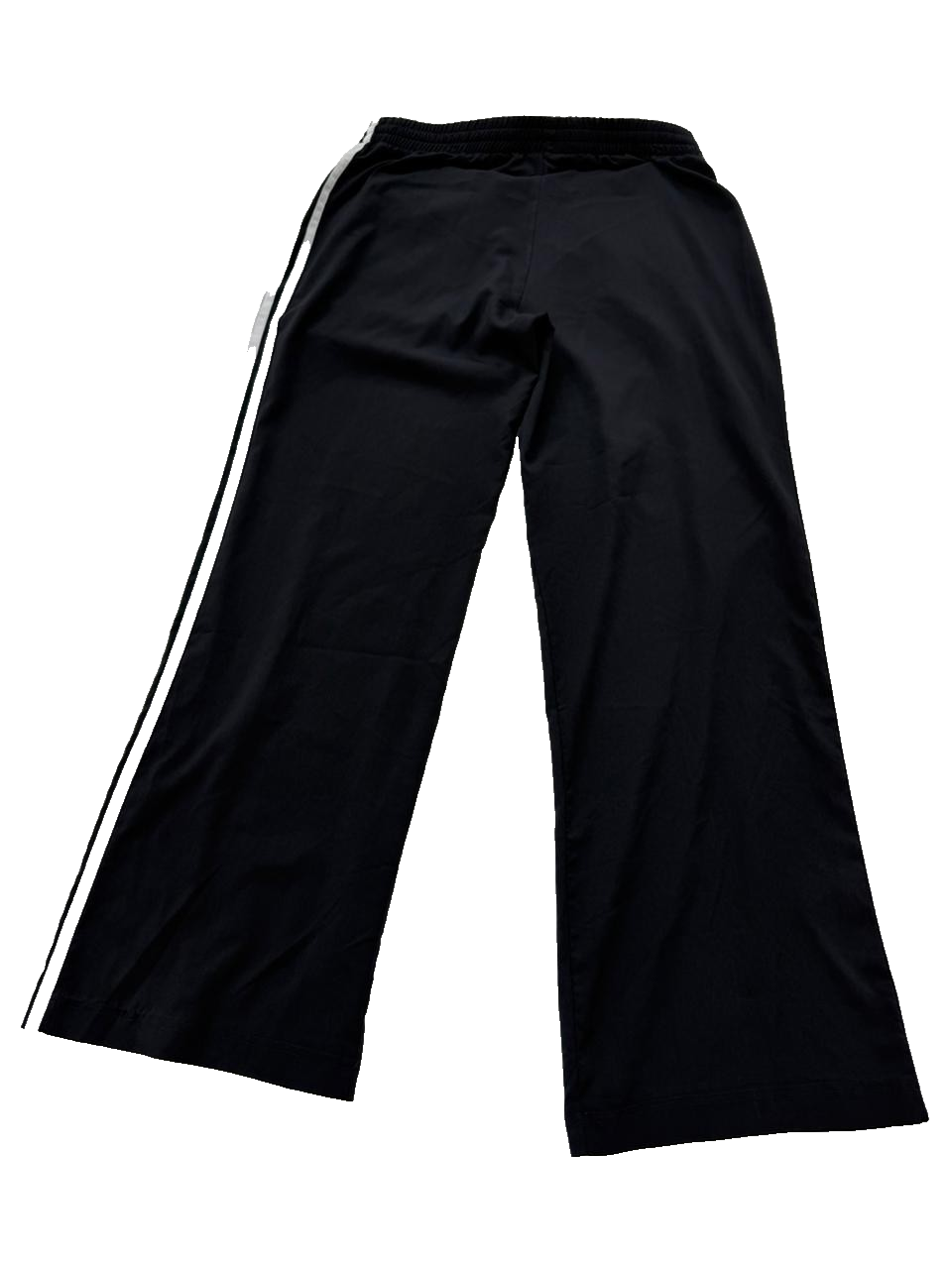 Adidas Originals Men's Black Track Pants L 3-Stripes Drawstring