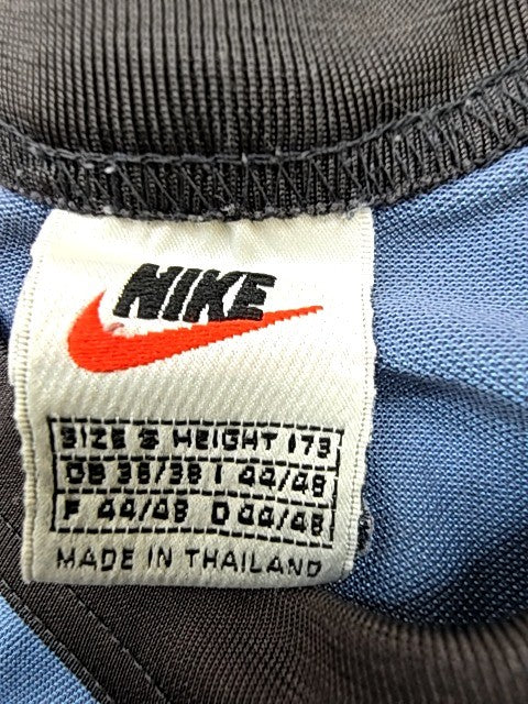 Nike Unisex Blue Crewneck Short Sleeve T-Shirt Size S Black Trim