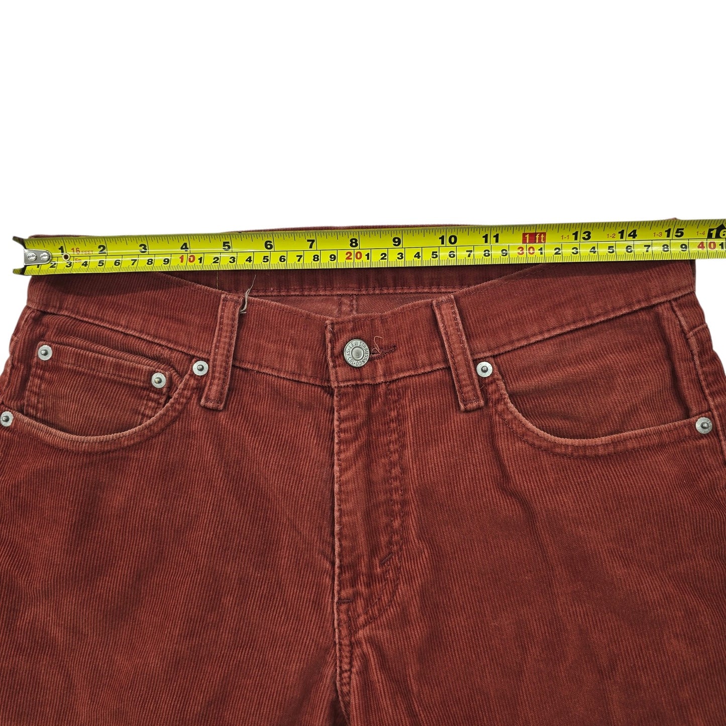 Levi’s 514 Men's Burgundy Corduroy Straight Jeans W30 L30
