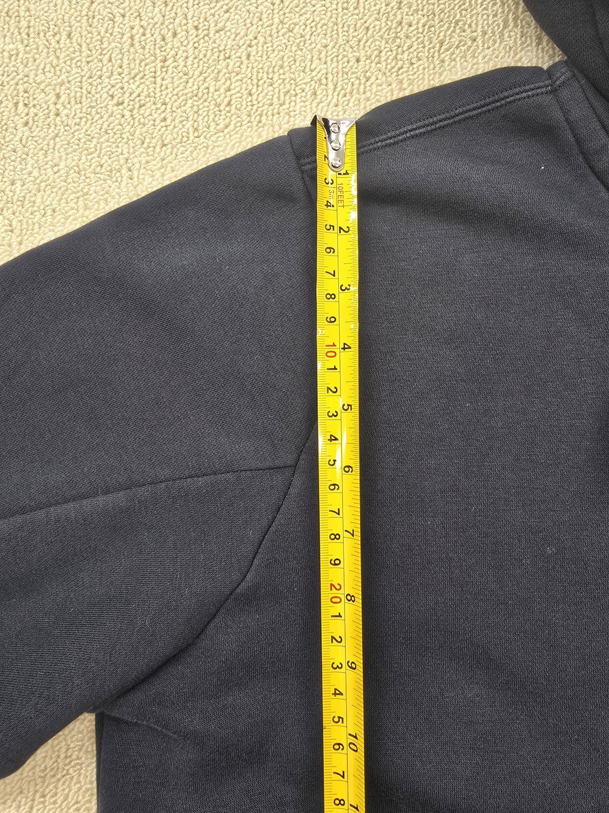 Nike Men's Black Fleece Hoodie M Pullover Zipper Air