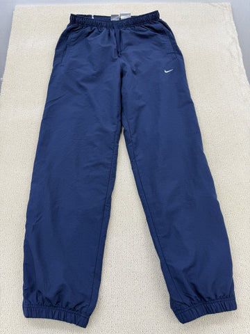 Nike Men's Navy M Pants Drawstring White Piping Solid