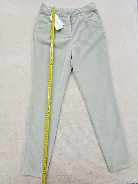 Harmont & Blaine Men's Tapered Corduroy Pants Size 40 Sage