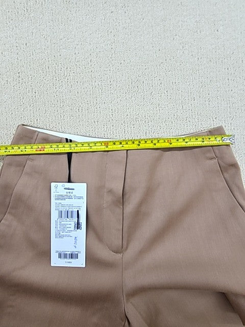Selected Femme Taupe Flared Tailored Polyester Blend Women's Pants