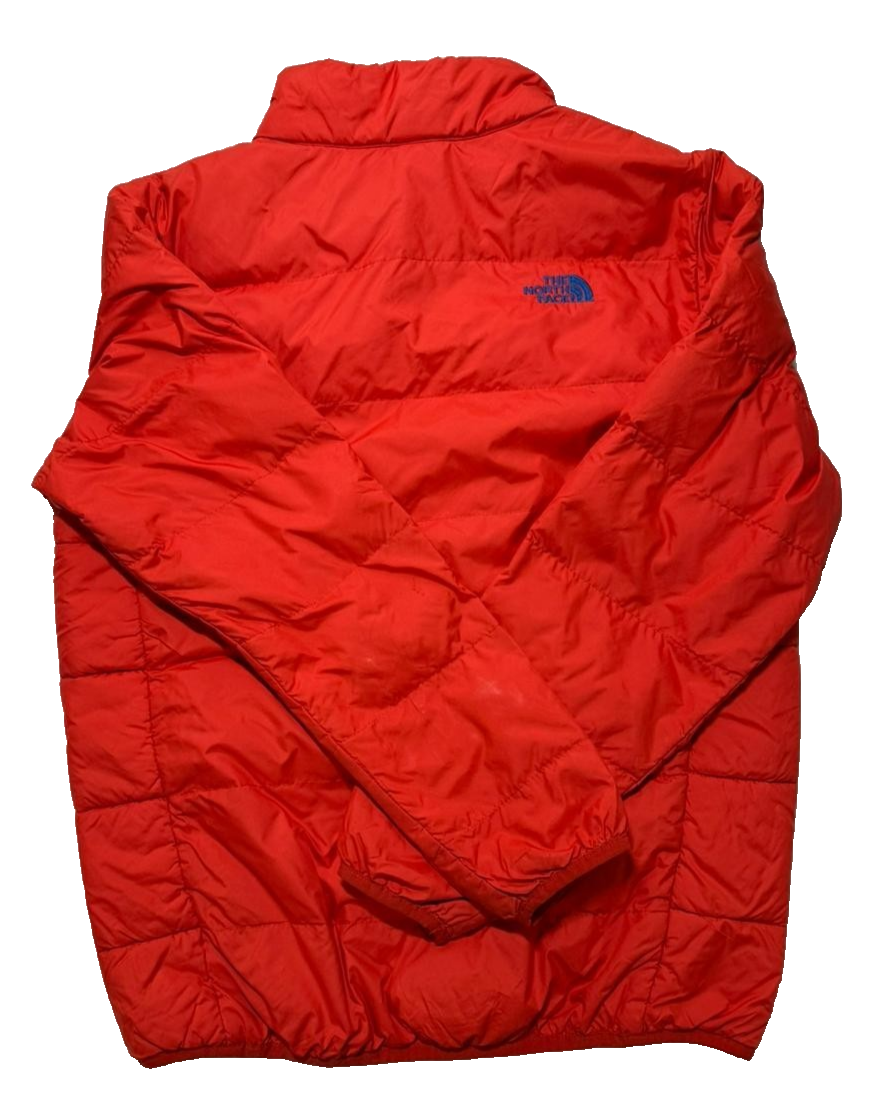 The North Face Boys' 550 Andes Goose Down Winter Jacket In Orange - Size L