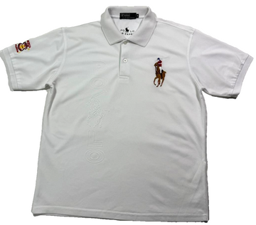 Polo Ralph Lauren Men'S White Short Sleeve Polo Shirt - Size M