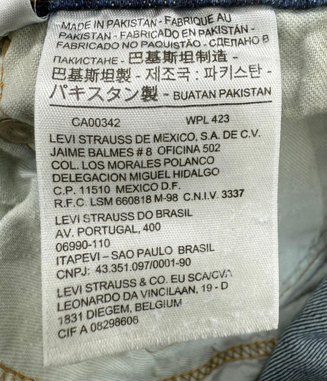 Levi's Men's Blue Skinny 510 Jeans W32 L32
