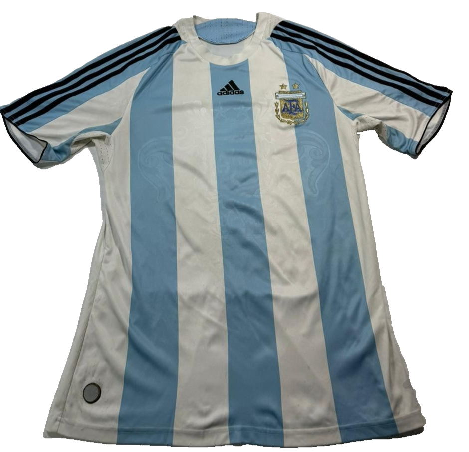 Adidas Argentina National Team Men's Jersey Sun Of May Watermark Blue White S/M
