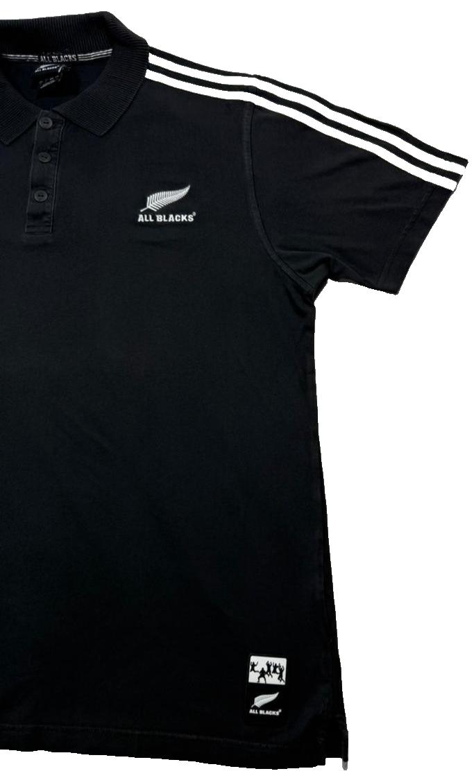 Adidas All Blacks Men's Polo Shirt Rugby Team- Size L