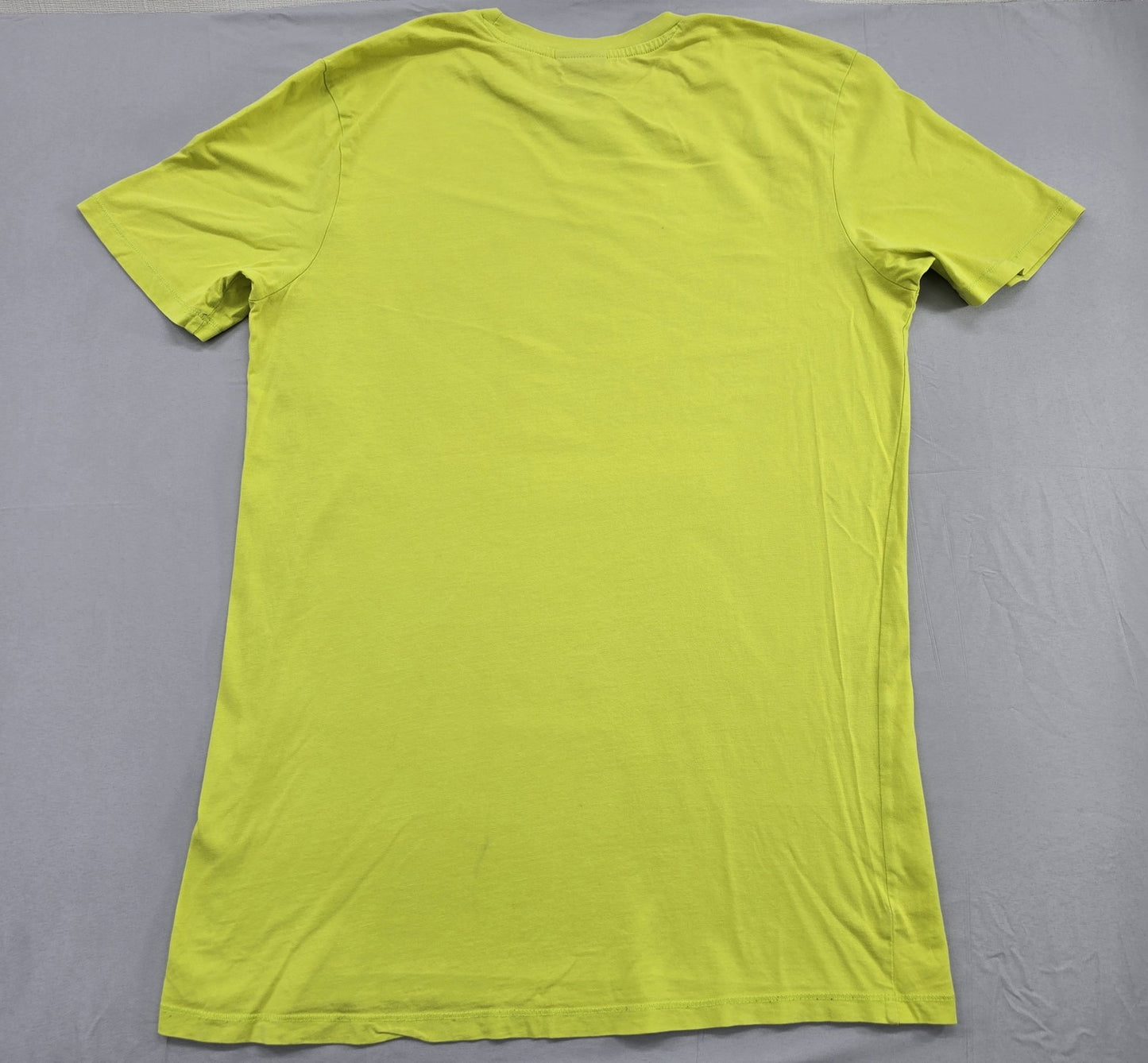 Umbro Men's Neon Yellow Graphic T-Shirt Size M Cotton Crew Neck