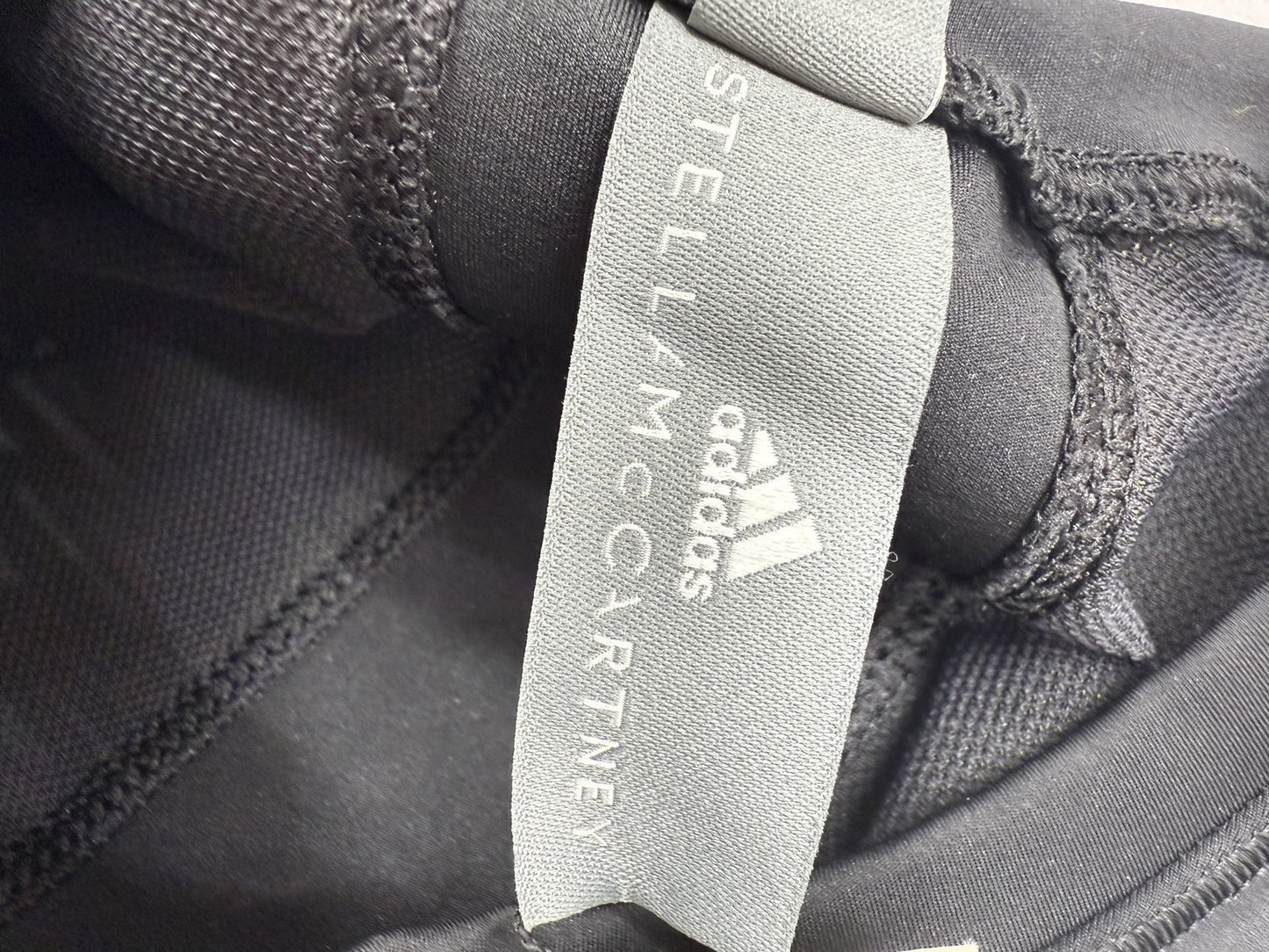 Adidas Stella McCartney TruePurpose XS Black Cropped Compression Top