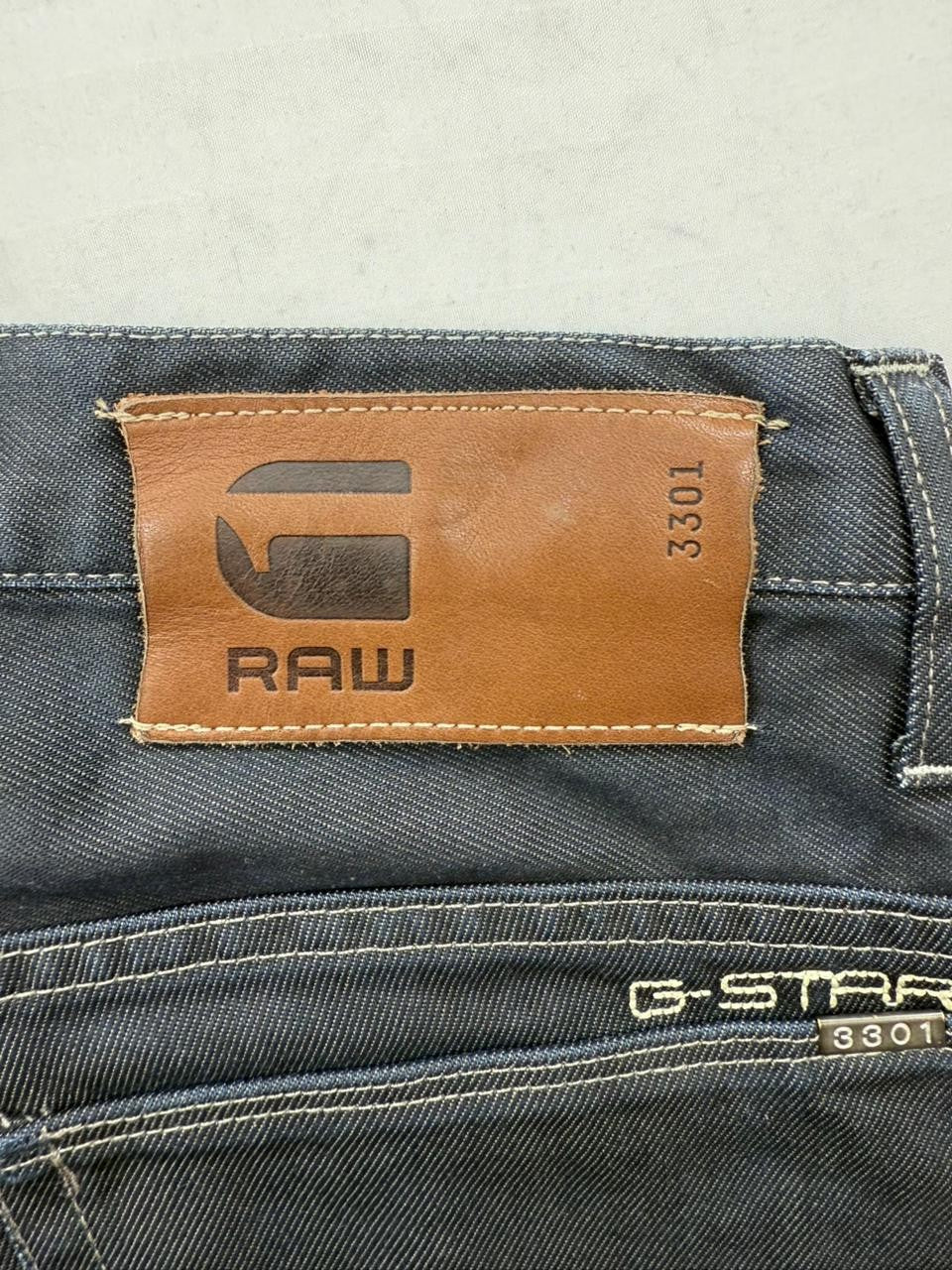 G-Star 3301 Slim Fit Men's Dark Wash Stretch Jeans 30x30