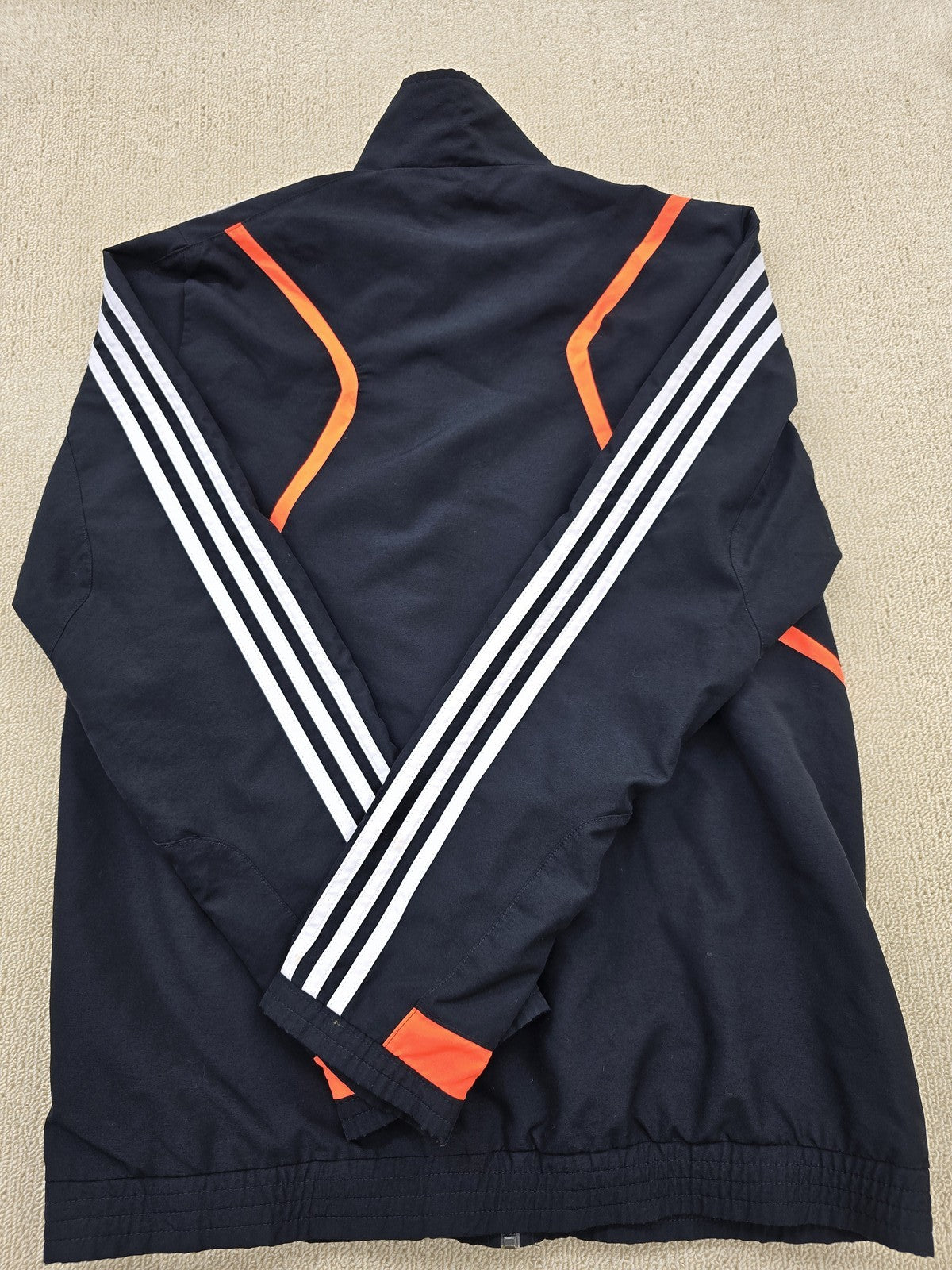 Adidas Predator Track Jacket XL Black/Orange Climalite 3-Stripe