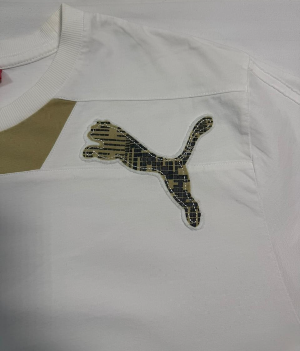 White Puma Men's Graphic T-Shirt - Size XXL