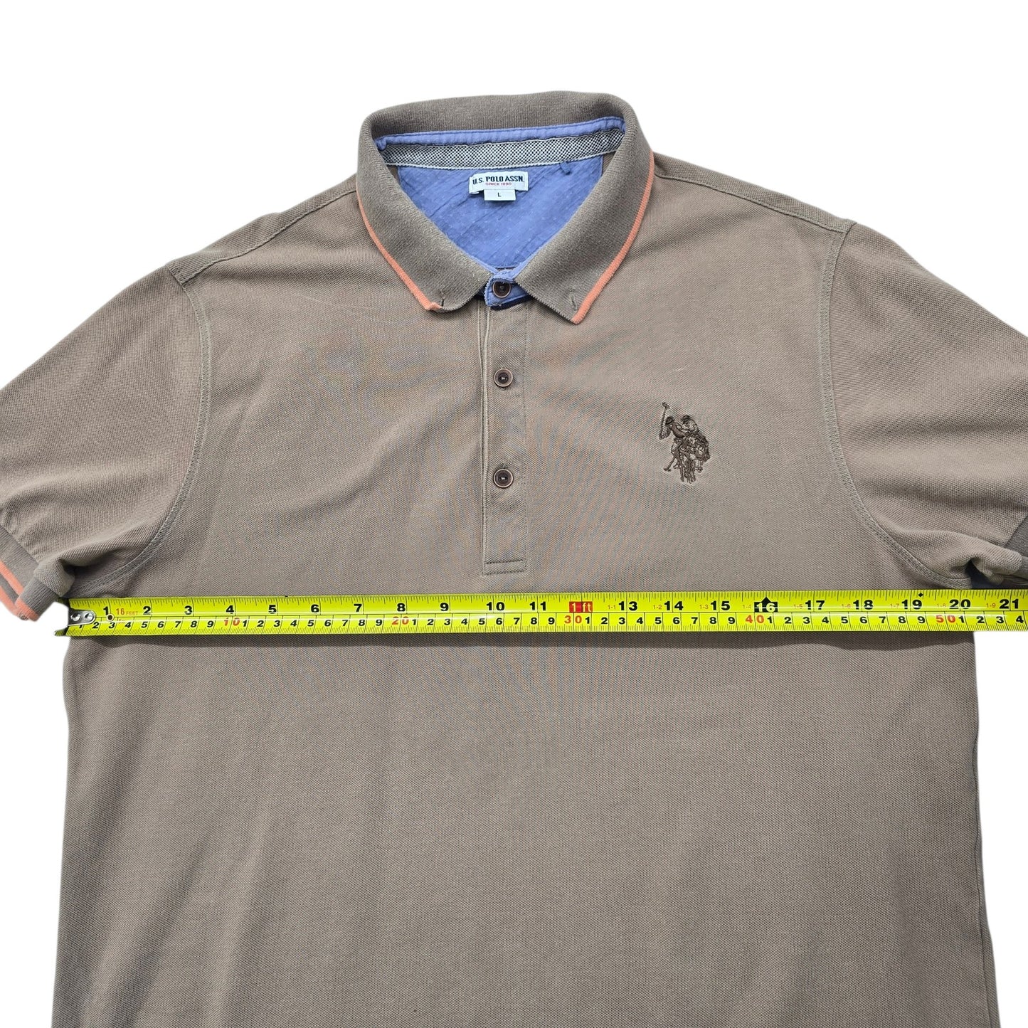 Artistic Haul Men Brown Polo Shirt size L product image 7