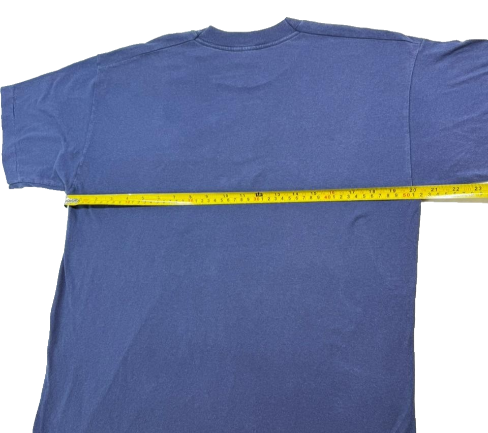 Vtg Unisex Jogos Do Tejo Portuguese T-Shirt Navy Graphic Print Size L