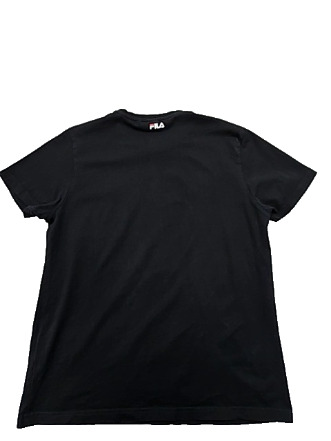 Fila Women's Black Splatter Print T-Shirt Size M FAM0410
