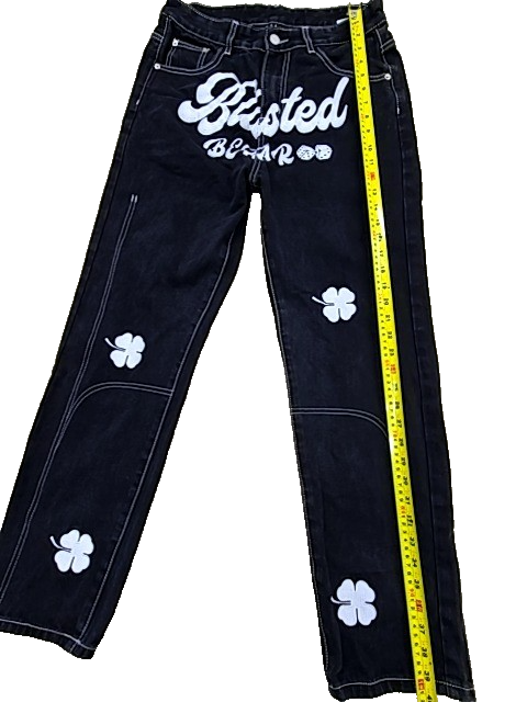11KN Unisex Black Jeans size L product image 9