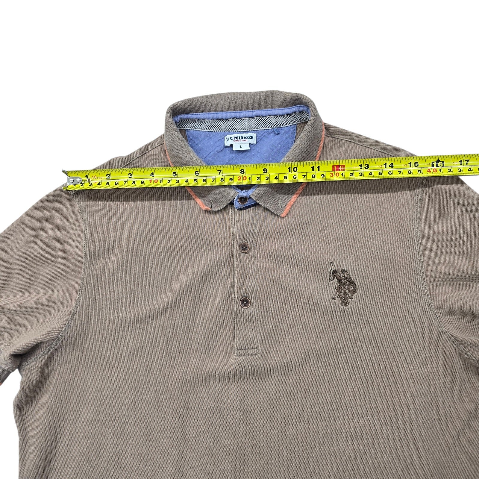 Artistic Haul Men Brown Polo Shirt size L product image 5