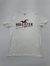 Hollister Men White T-Shirt size M product image 1