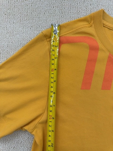 Nike Men's Yellow Dri-FIT Crewneck T-Shirt Size S Short Sleeve