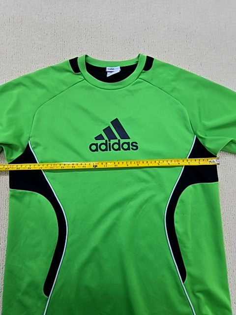 Adidas Men's Green Climacool Jersey L Short Sleeve Crewneck