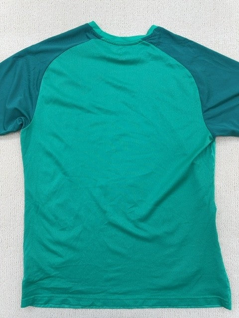 Puma Men's Green Jersey T-Shirt Size L Crew Neck Short Sleeve