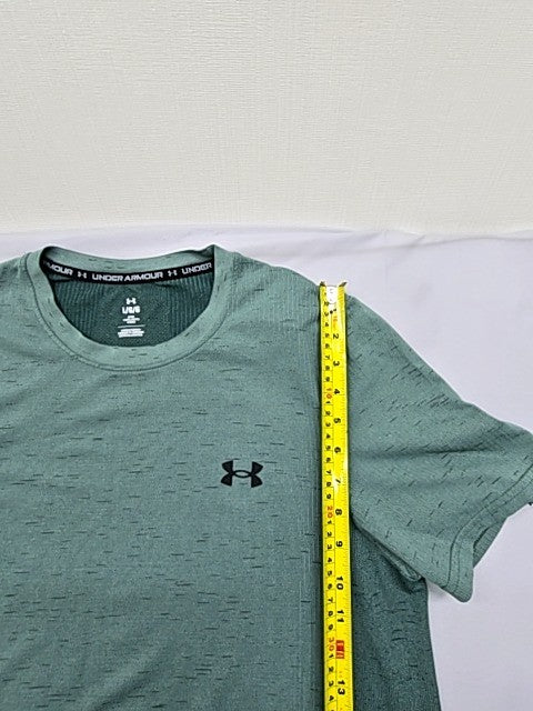 Under Armour Unisex Green Fitted Short Sleeve T-Shirt Size L
