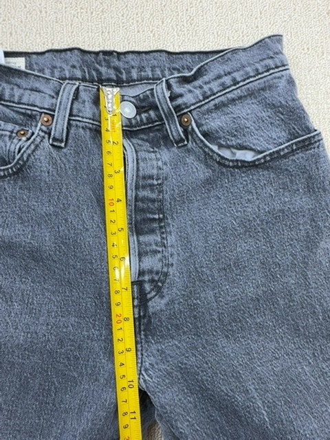 Levi's Unisex Grey 501 Original Fit 27X28 Jeans Button Fly 5-Pocket