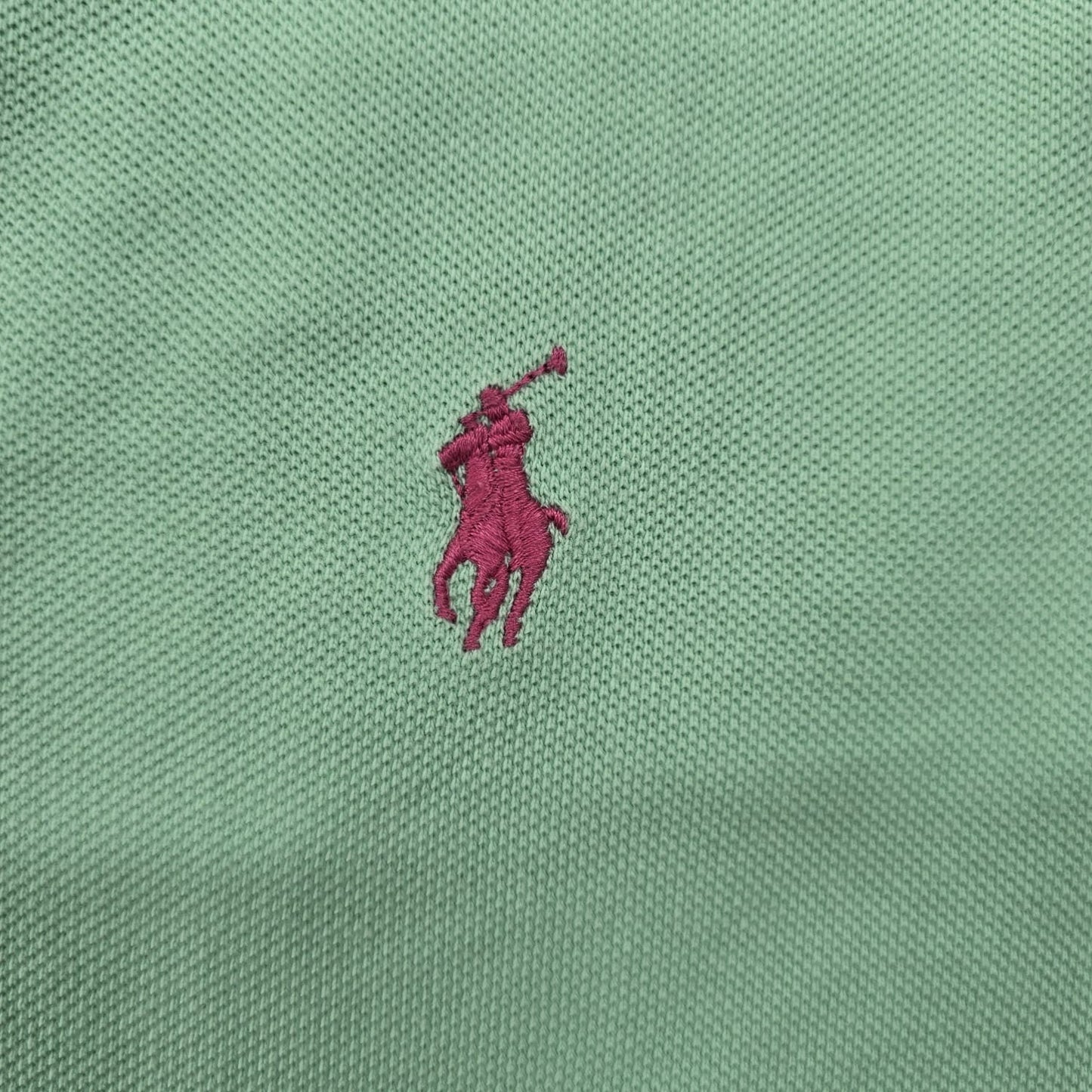 Polo Ralph Lauren Men's College Green Polo Shirt Size S Custom Slim Fit