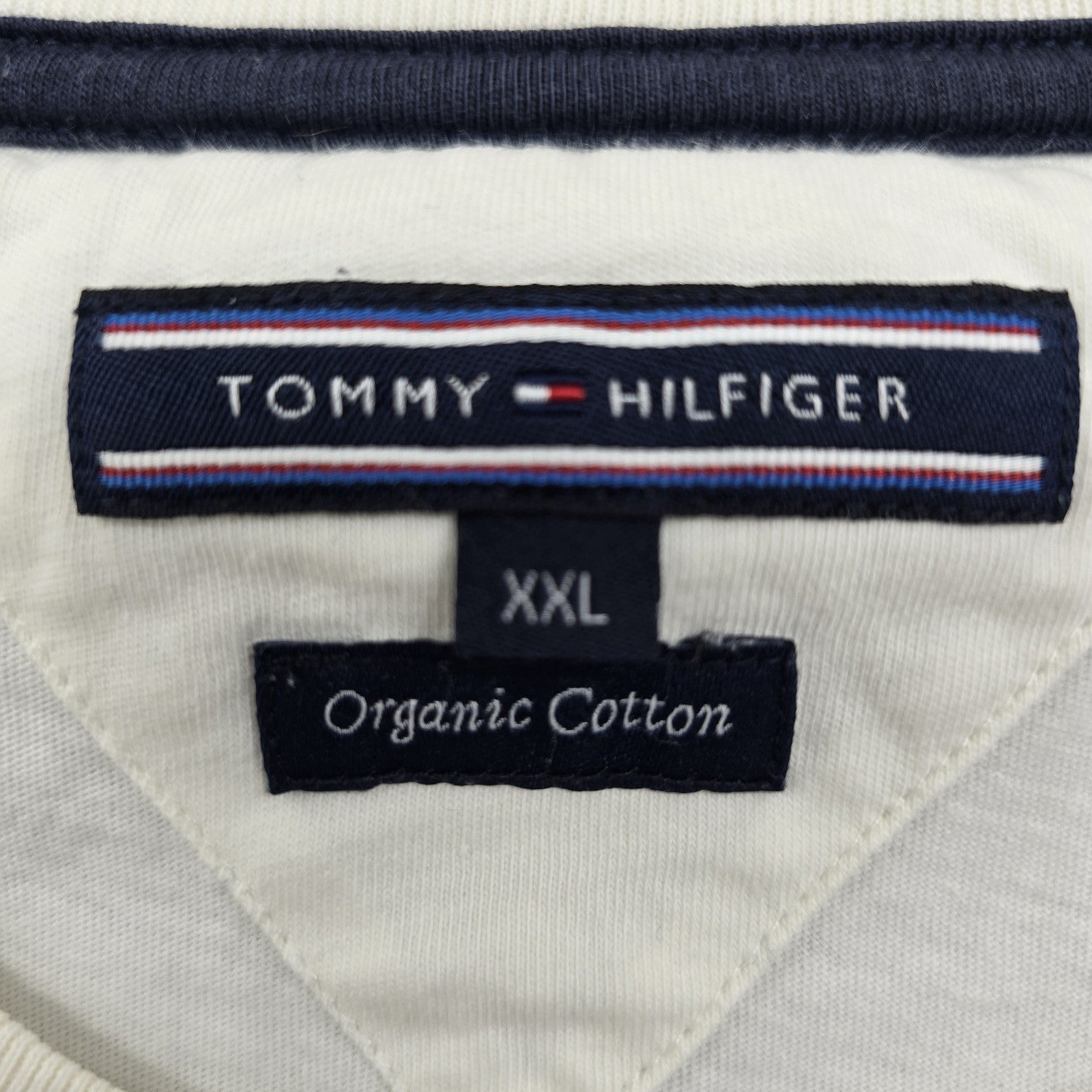 Tommy Hilfiger Men White T-Shirt size XXL product image 3