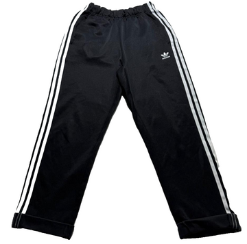 Adidas Originals Black 3-Stripe Juniors Track Pants Joggers Youth Size M