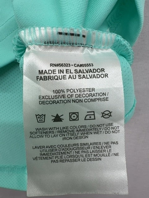Nike Dri-FIT Teal T-Shirt L Short Sleeve Crewneck Poly Jersey