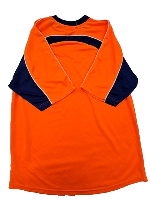 Kappa Orange Large Soccer Jersey Short Sleeve Crew Neck Performance