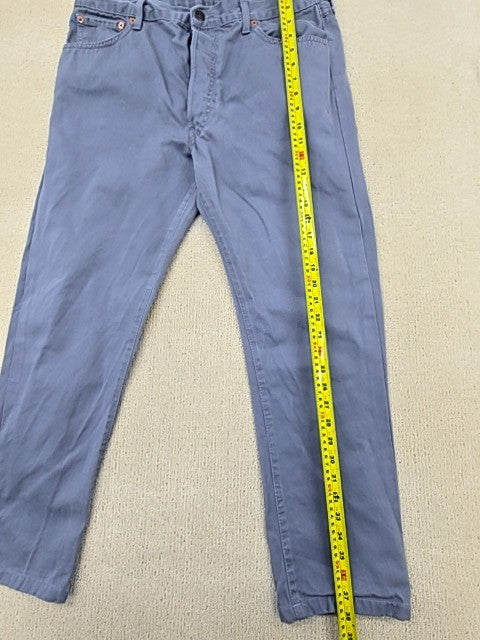 Levi's Men's Gray Relaxed Straight Jeans 36x34 551