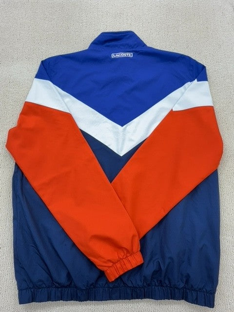 Lacoste Sport Color Block Windbreaker Jacket XL Blue/Red/White