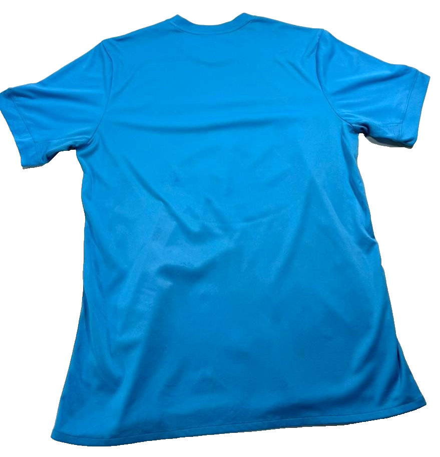 Adidas Olympique De Marseille 2017-2018 Away Football Shirt In Light Blue - L