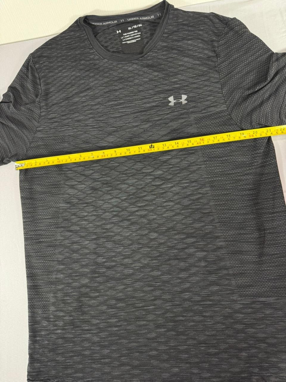 Under Armour Vanish Tee Men's XL Gray Short Sleeve Athletic Performance Shirt
