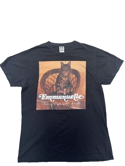 Russell Athletic Unisex Black T-Shirt – Size L, Short Sleeve, Crew Neck