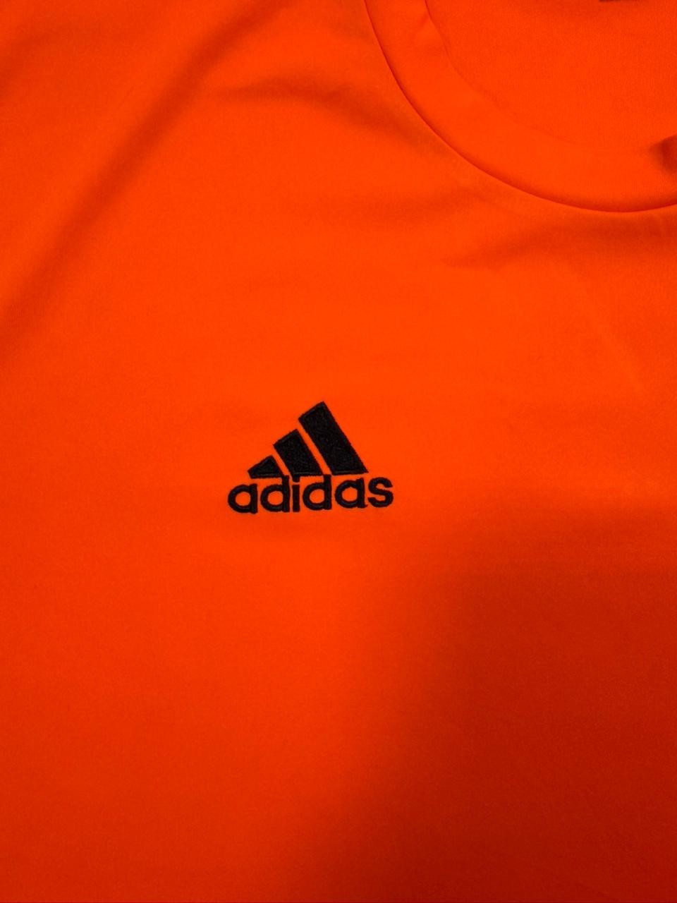Adidas Entrada 14 Jersey In Orange With Black Stripes - Size XL